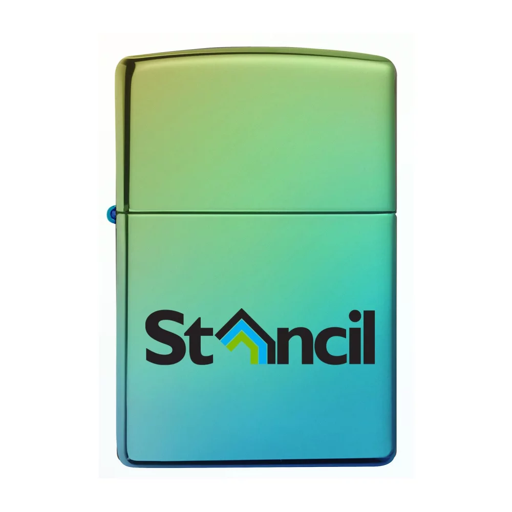Briquet coupe-vent Zippo® teal hautement poli