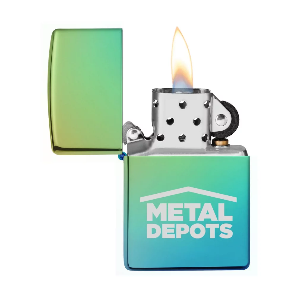 Briquet coupe-vent Zippo® teal hautement poli