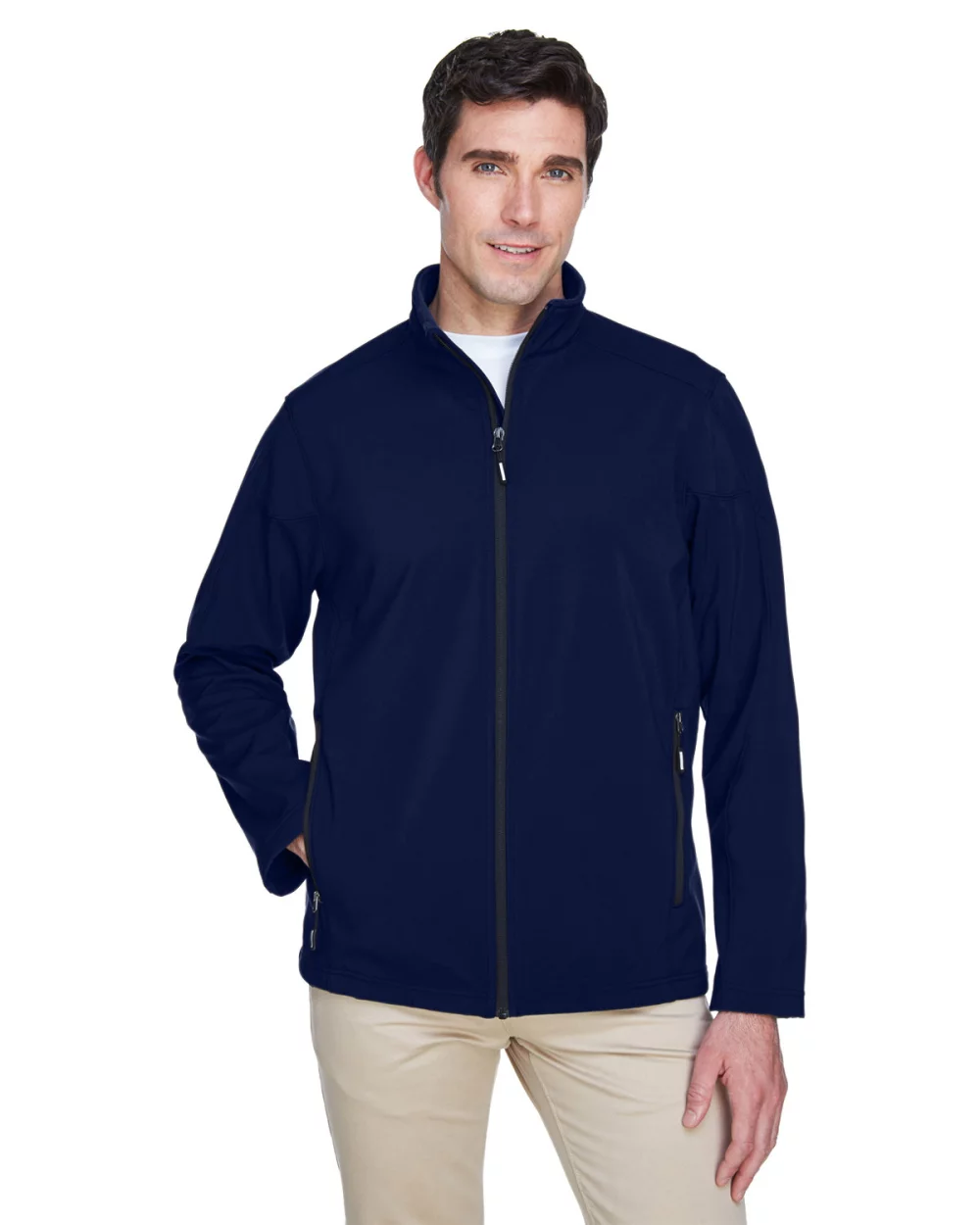 CORE 365 Men's Tall Cruise Two-Layer Fleece Bonded Soft?Shell Jacket