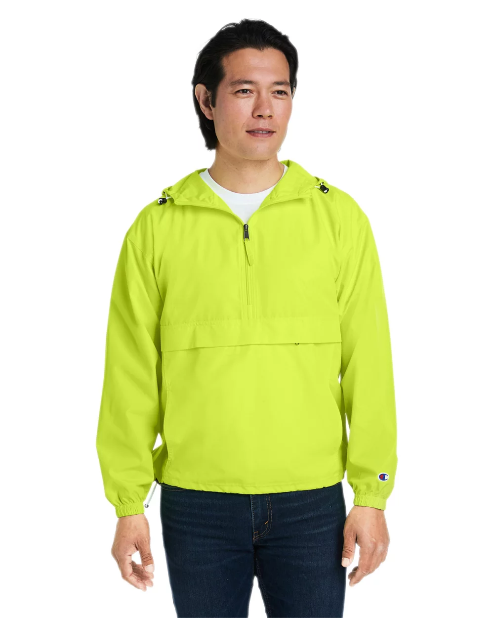 Veste Anorak à quart de zip pliable pour adulte Champion