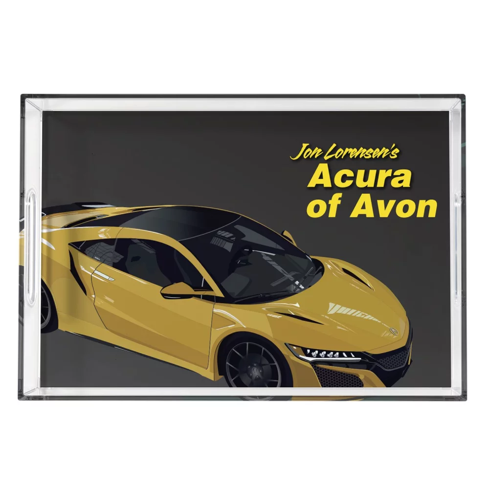 Plateau de service extra large en couleur pleine