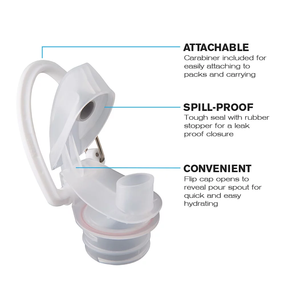 Vapur® Bouteille Anti-Fuite Pliable à Dégradé 1L