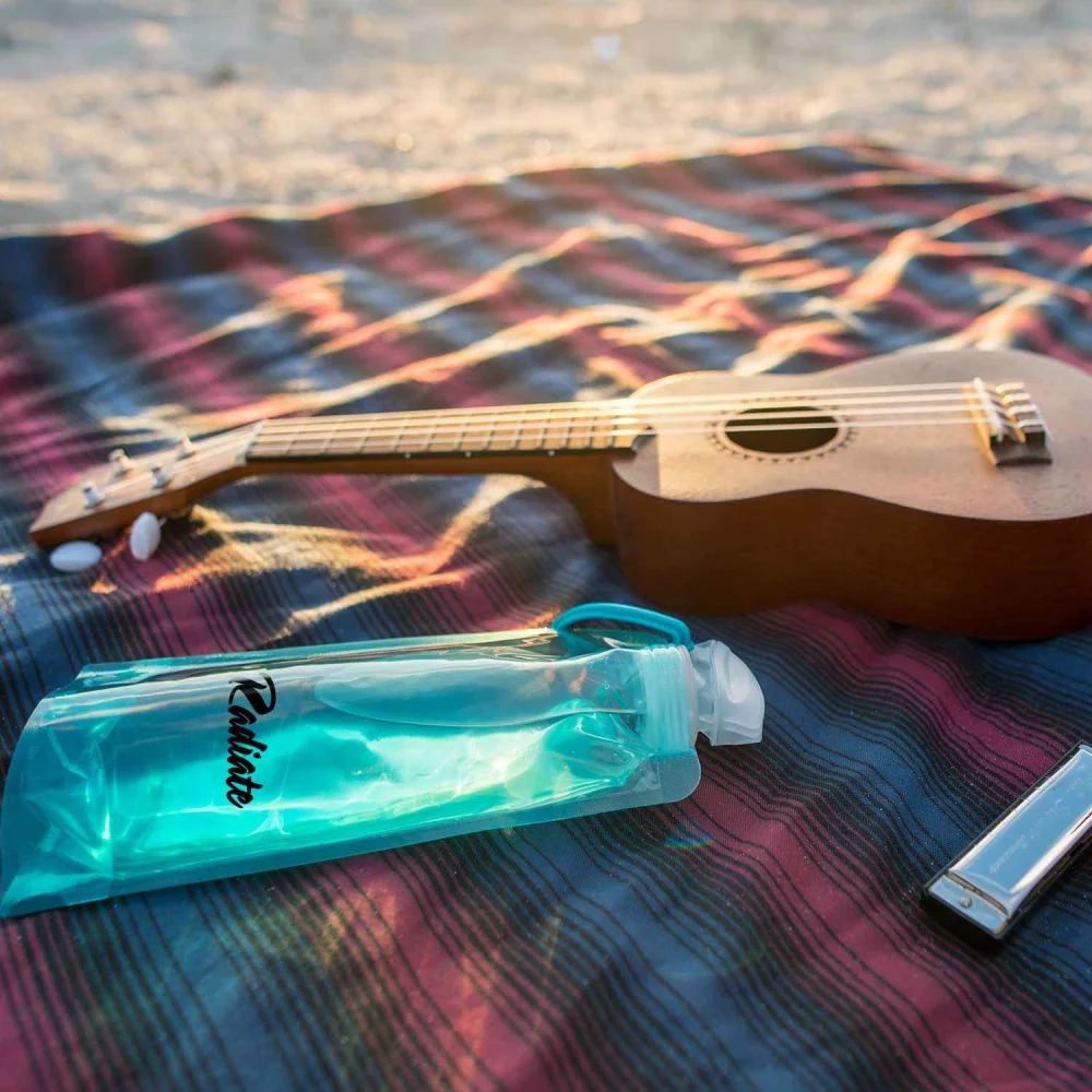 Vapur® Bouteille Anti-Fuite Pliable à Dégradé 1L