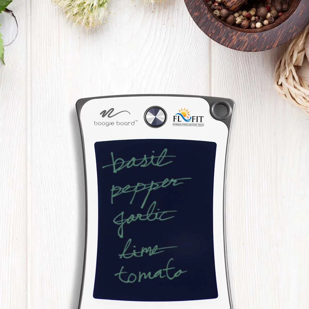 Tablette d'écriture de poche Boogie Board® Jot™ - Gris