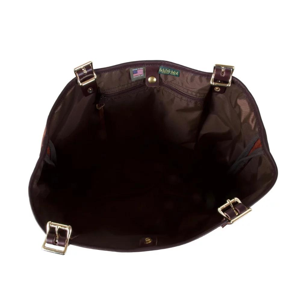 Duluth Pack™ Bison Leather Market Tote