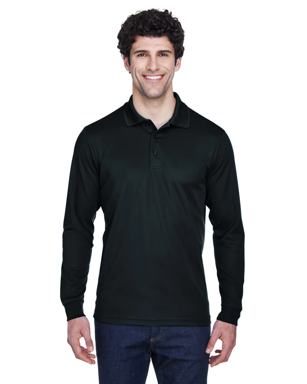 Polo Piqué à Manches Longues Performance Pinnacle pour Homme de CORE 365