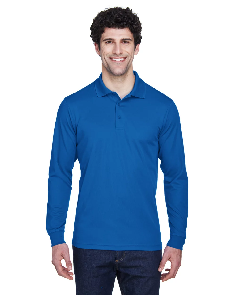 CORE 365 Men's Pinnacle Performance Long-Sleeve Piqu? Polo