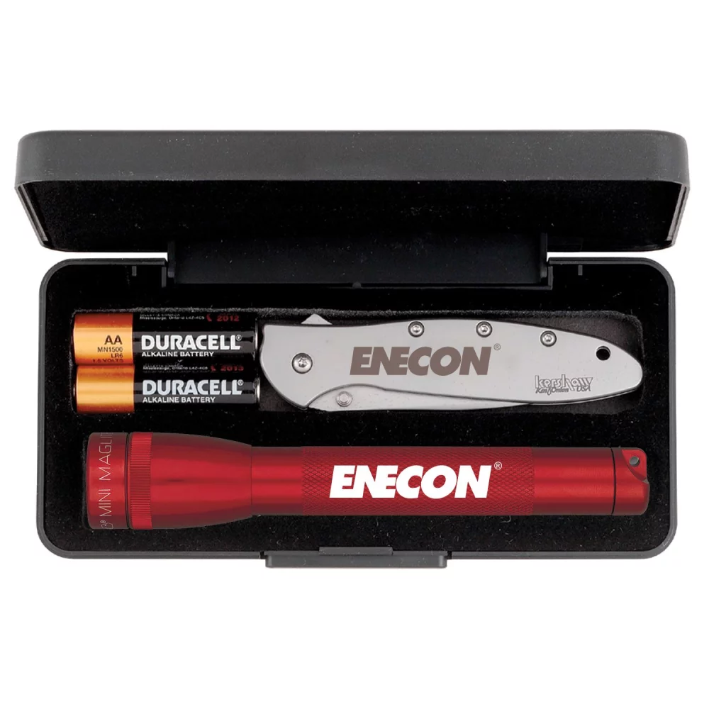 Mini Maglite® "AA" avec couteau "Leek" Kershaw®