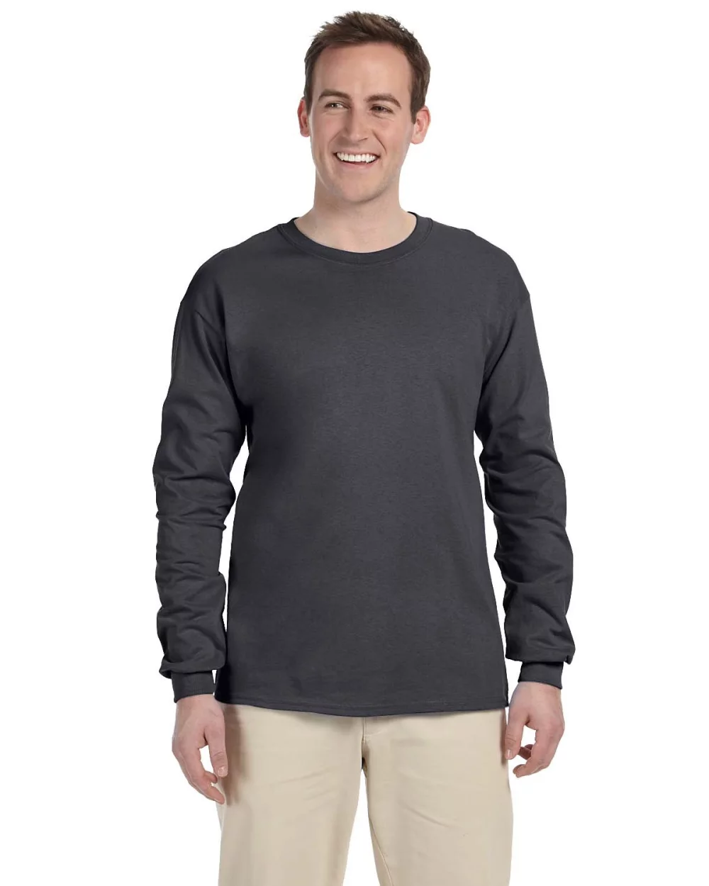 T-shirt à manches longues en coton ultra Gildan pour adultes