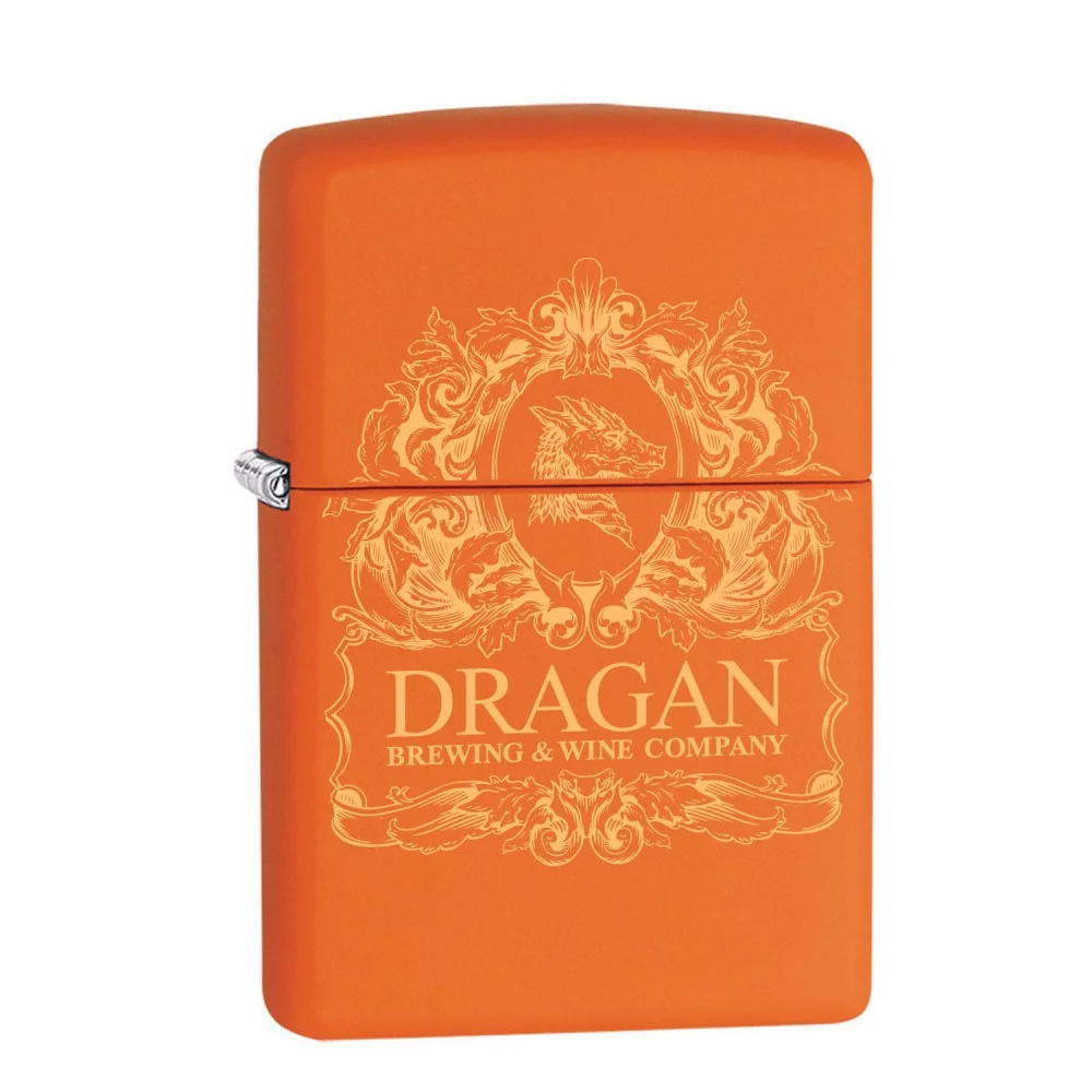 Les briquets Zippo® coupe-vent de couleur mate.