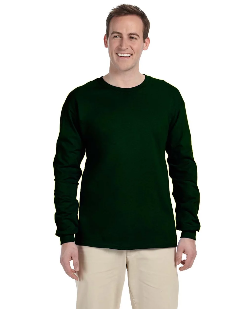 T-shirt à manches longues en coton ultra Gildan pour adultes