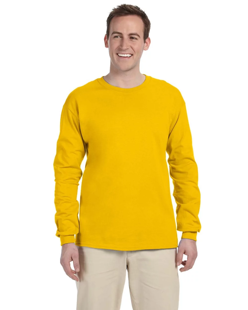 T-shirt à manches longues en coton ultra Gildan pour adultes