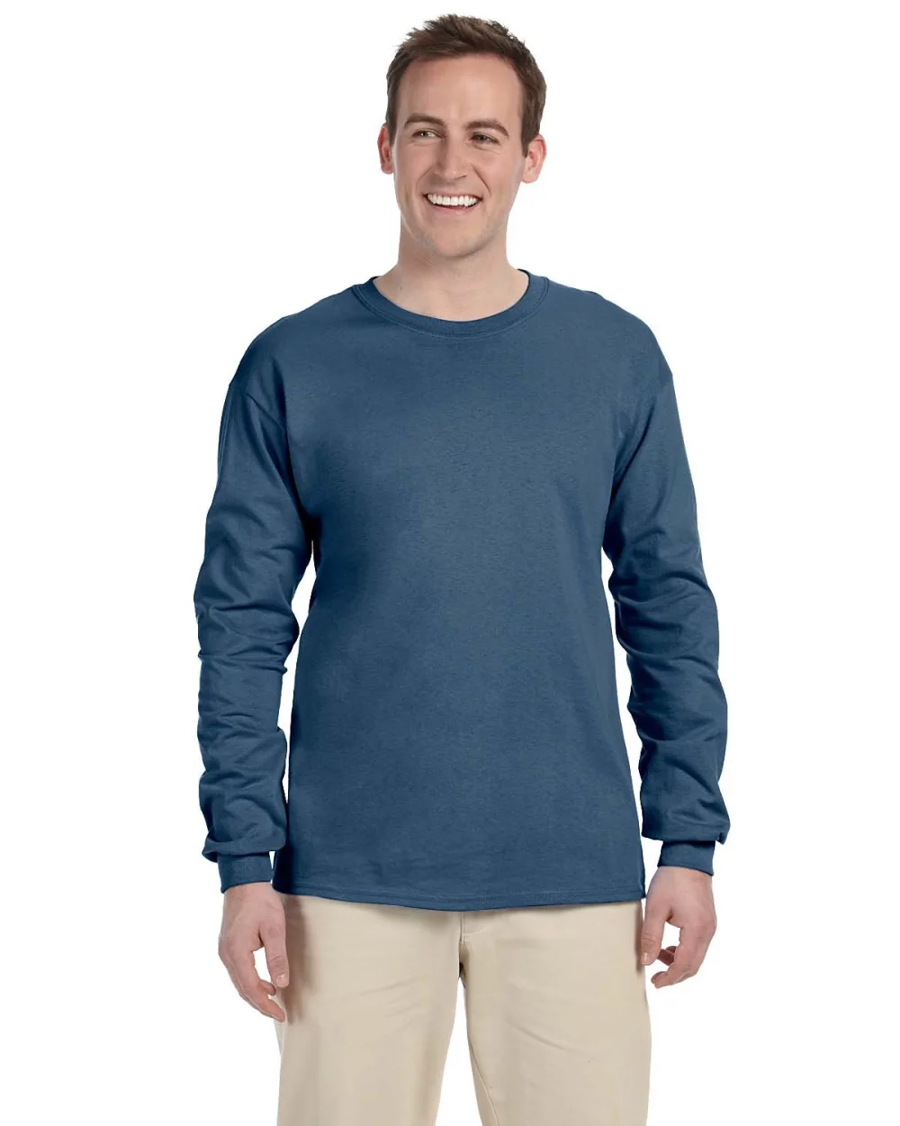 T-shirt à manches longues en coton ultra Gildan pour adultes