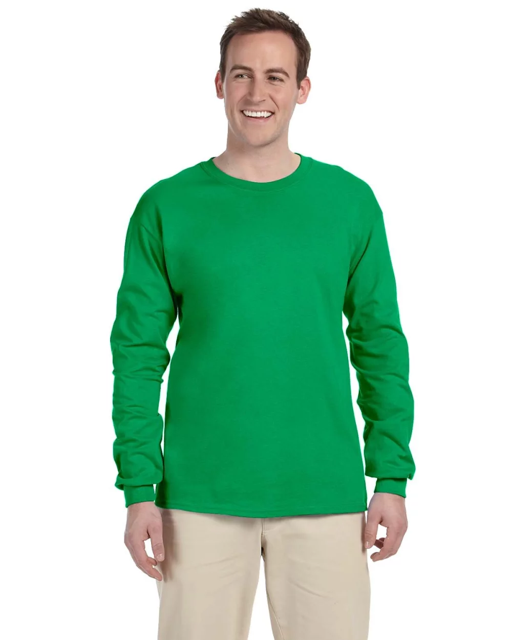 T-shirt à manches longues en coton ultra Gildan pour adultes