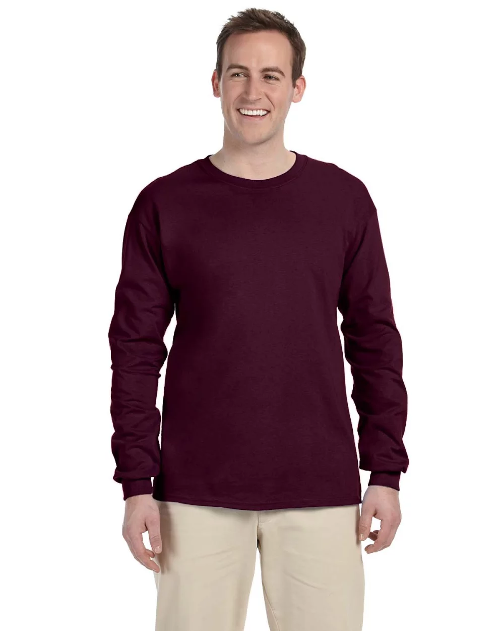 T-shirt à manches longues en coton ultra Gildan pour adultes