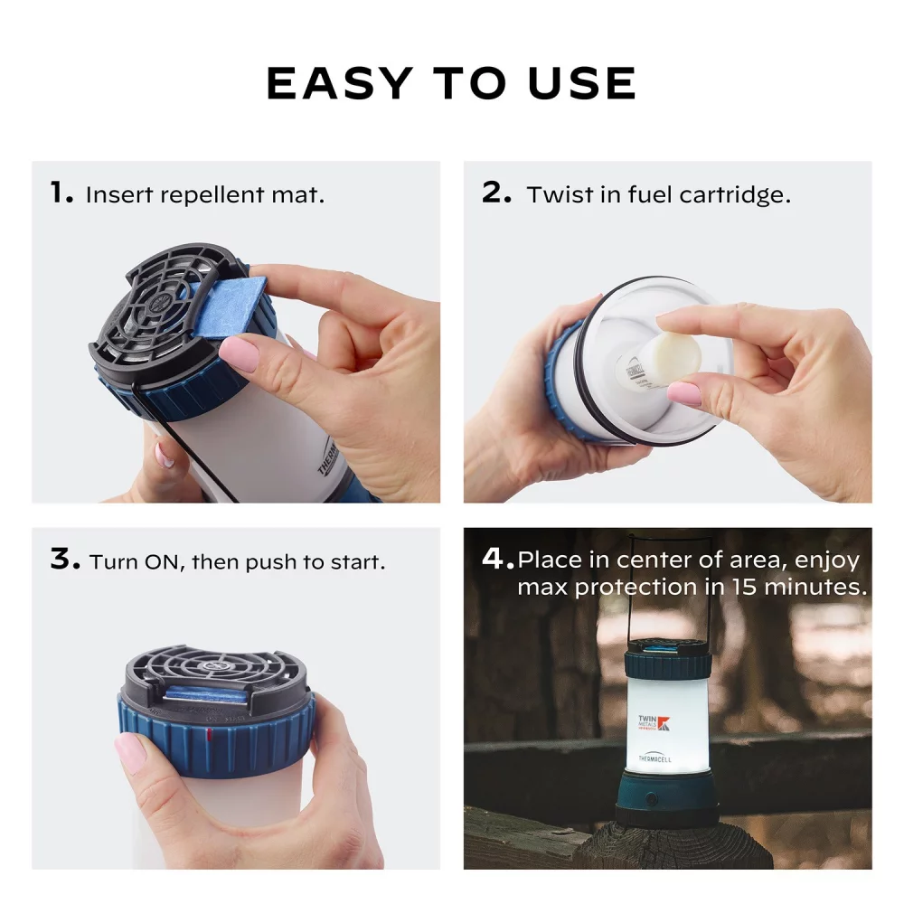 Lanterne de camping répulsive contre les moustiques Thermacell® Lookout