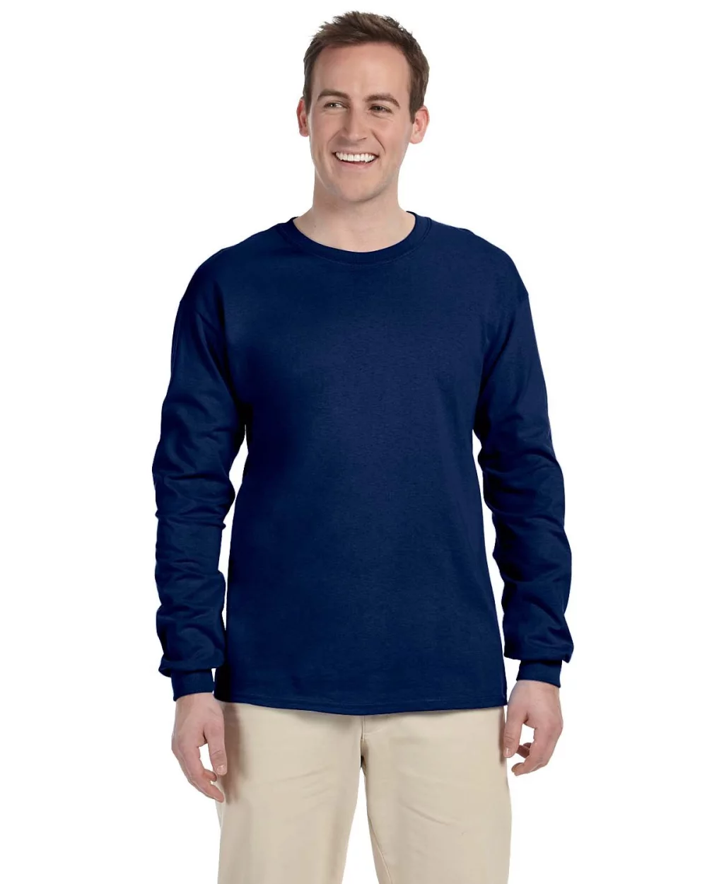 T-shirt à manches longues en coton ultra Gildan pour adultes