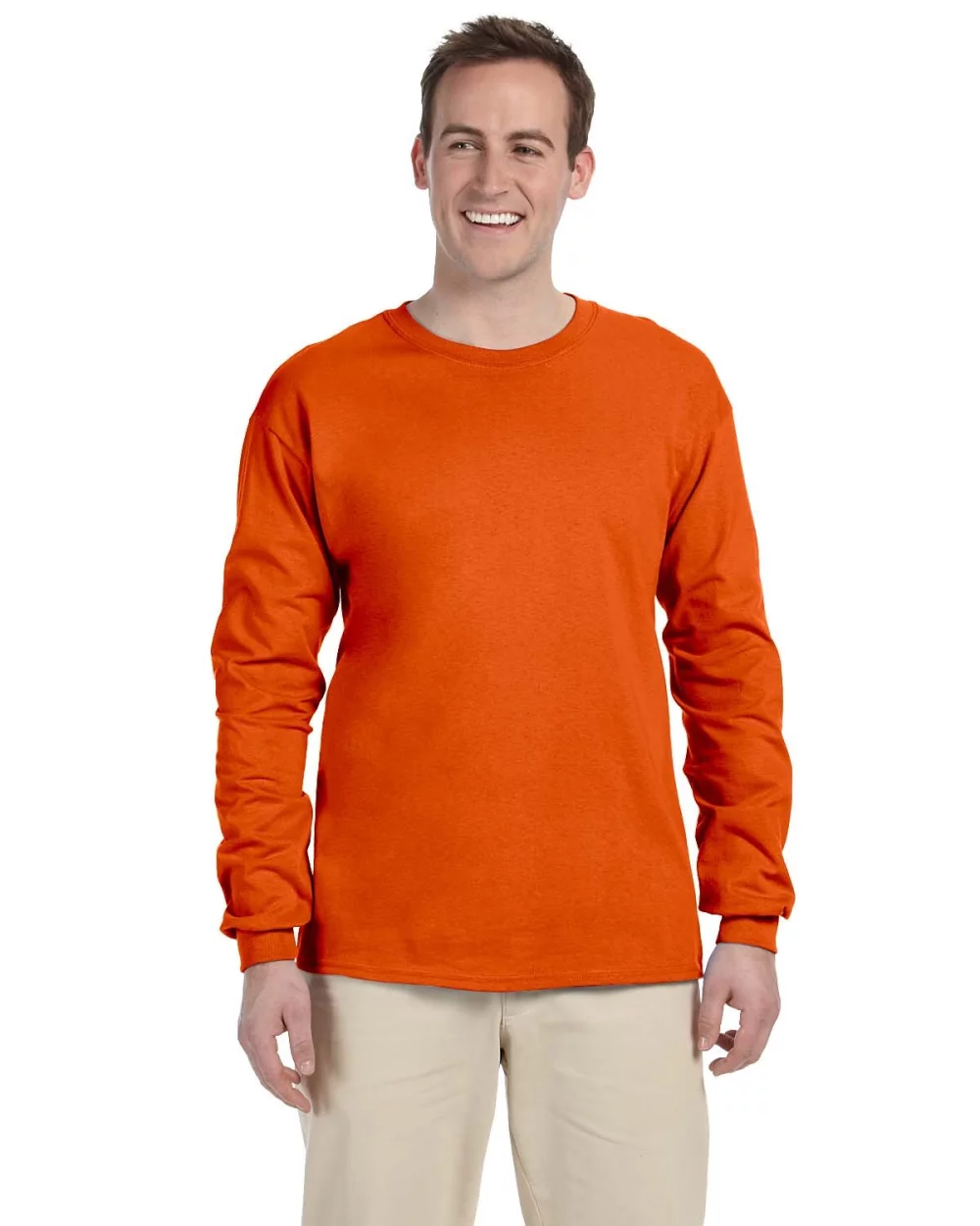 T-shirt à manches longues en coton ultra Gildan pour adultes