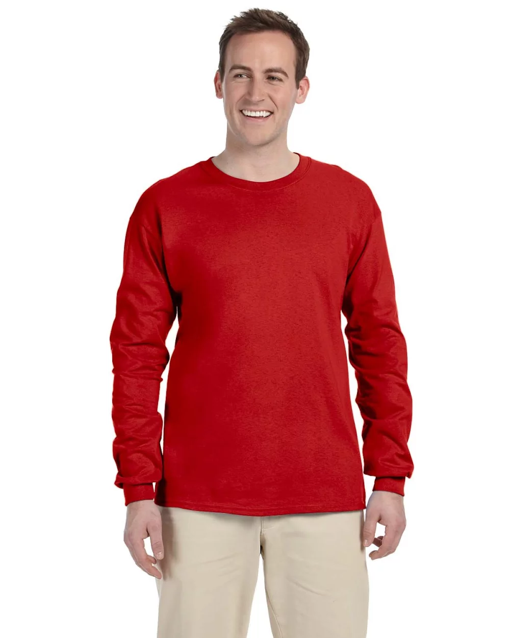 T-shirt à manches longues en coton ultra Gildan pour adultes