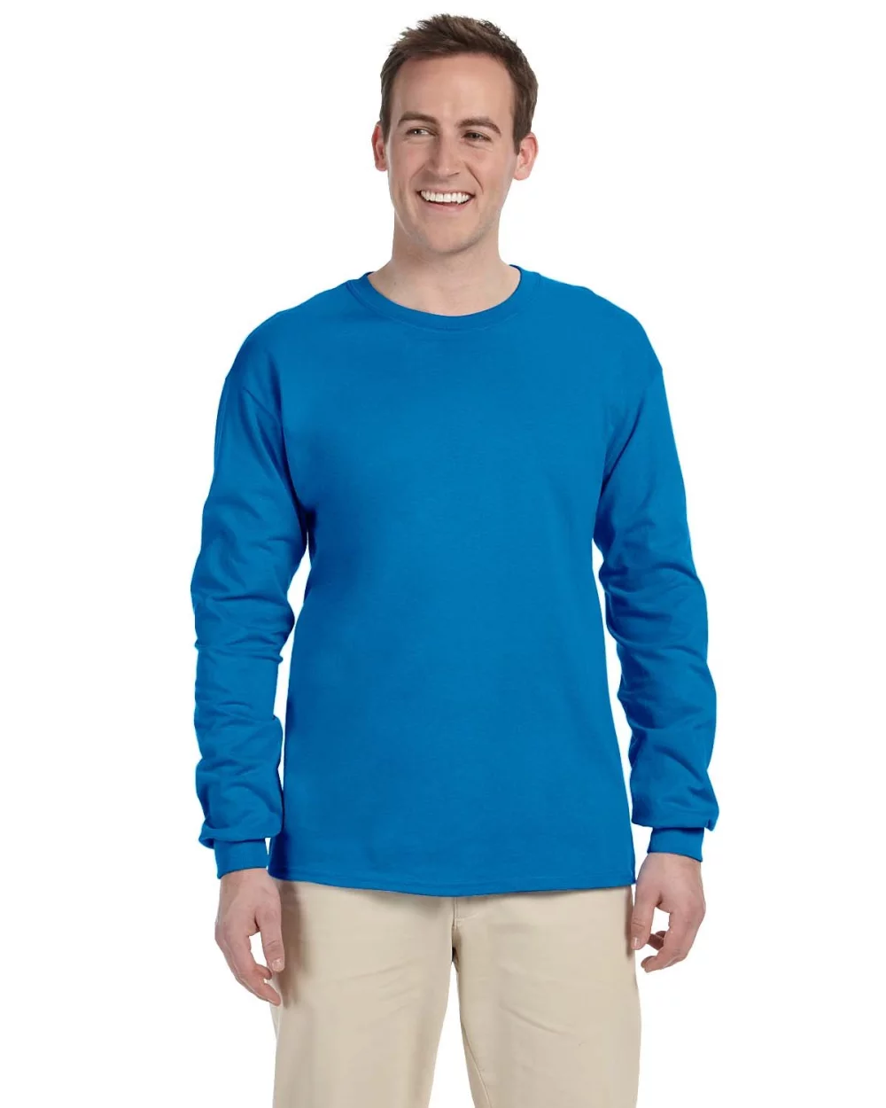 T-shirt à manches longues en coton ultra Gildan pour adultes