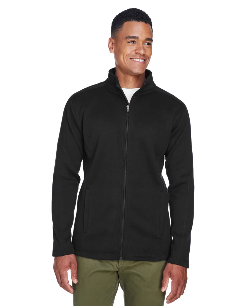 DEVON AND JONES Men's Bristol Full-Zip Sweater Fleece Jacket