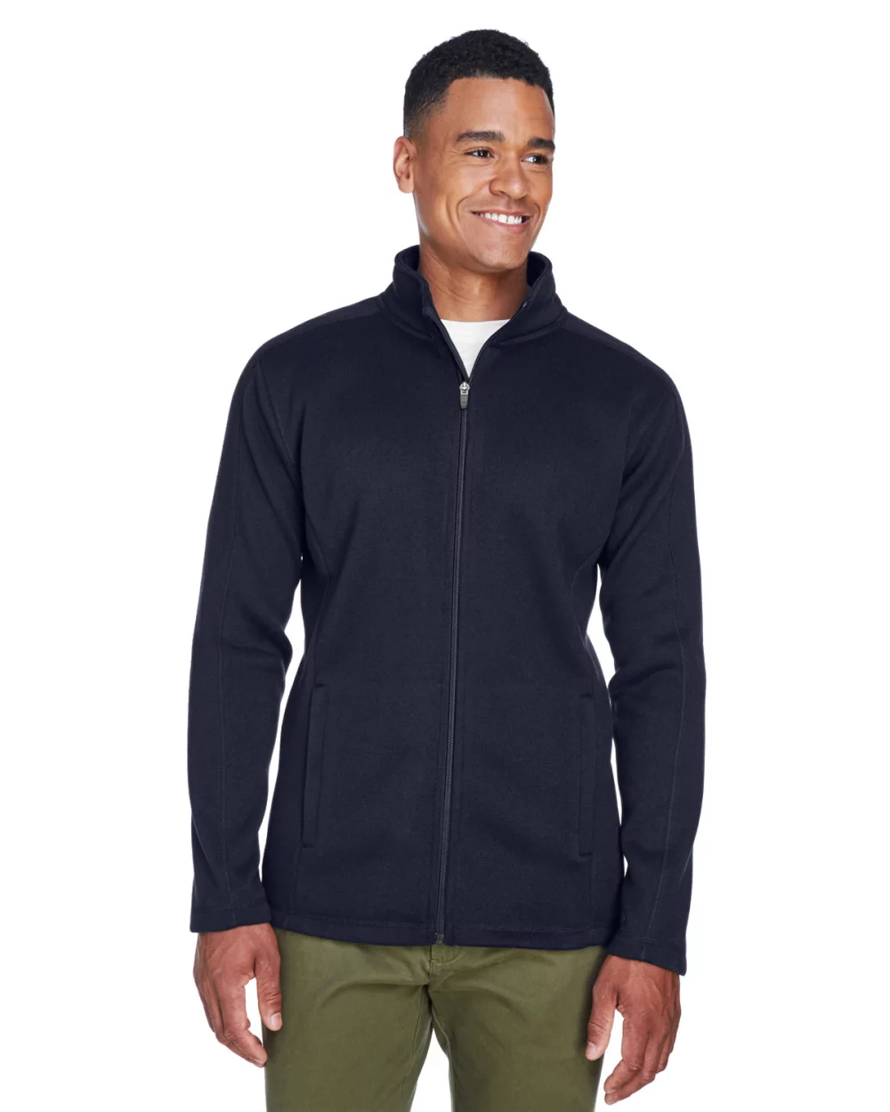 DEVON AND JONES Men's Bristol Full-Zip Sweater Fleece Jacket
