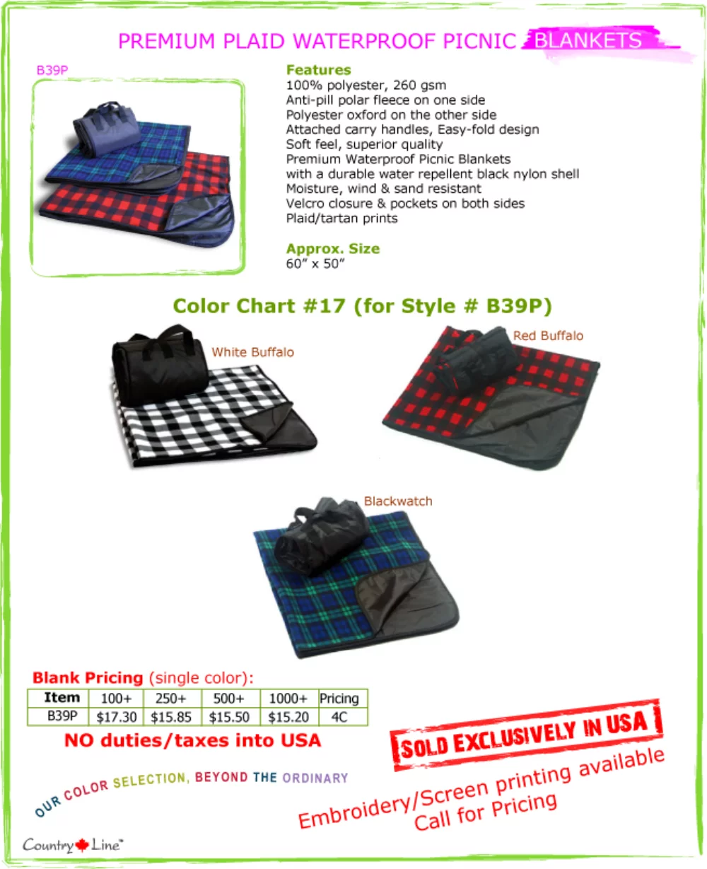 Premium Waterproof PICNIC Blankets