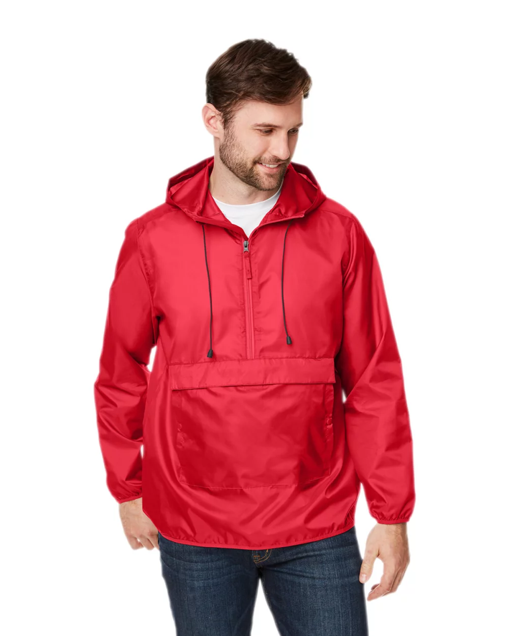 Team 365 Adult Zone Protect Packable Anorak Jacket