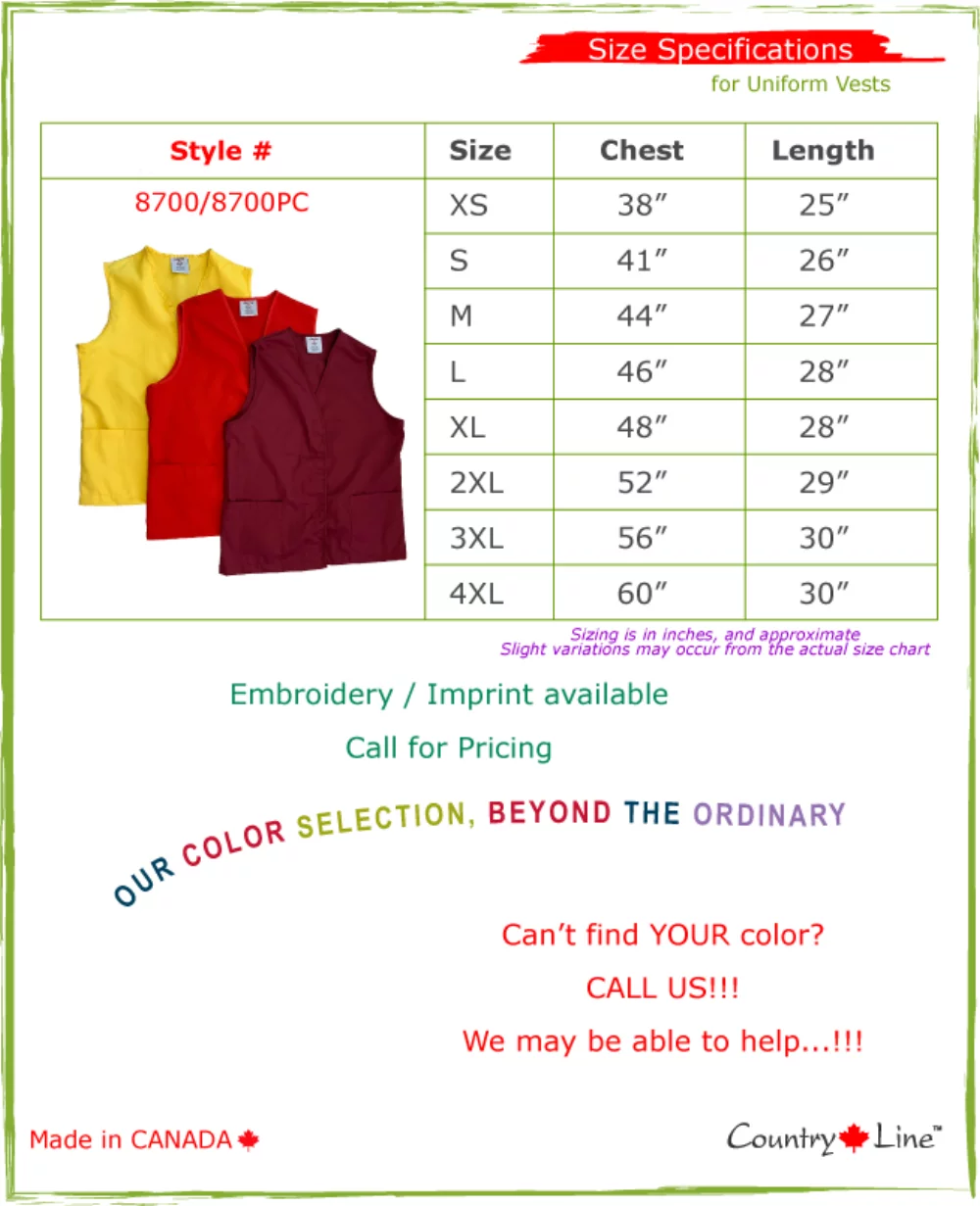 Gilets de luxe fabriqués au Canada