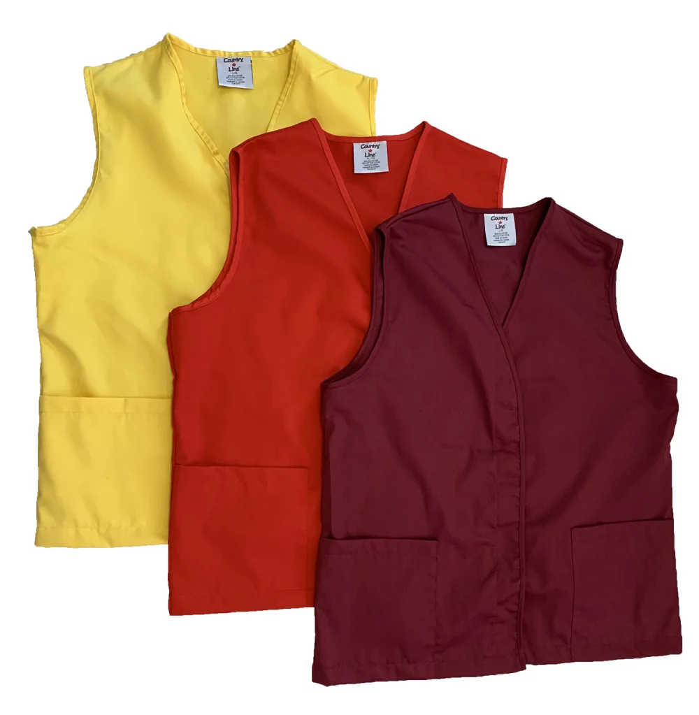Gilets de uniforme de luxe fabriqués au Canada