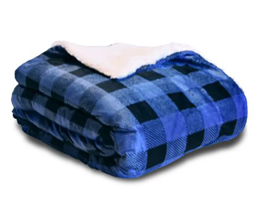 Luxury Micro Mink SHERPA Fleece Blankets