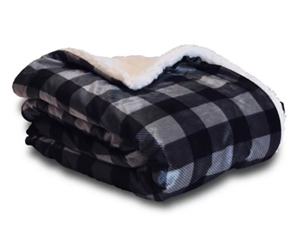 Luxury Micro Mink SHERPA Fleece Blankets