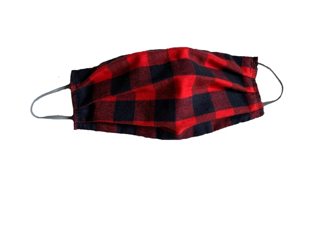 Canadian Made Luxury Cotton Plaid Face Masks