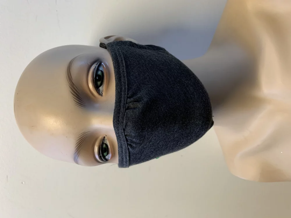 Masques faciaux en coton biologique de qualité supérieure fabriqués au Canada, boucles élastiques