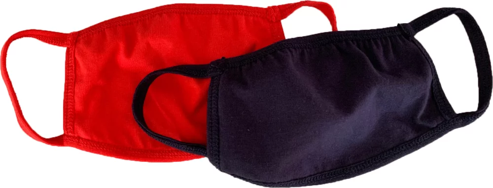 Masques en coton biologique de qualité supérieure fabriqués au Canada, avec des boucles assorties