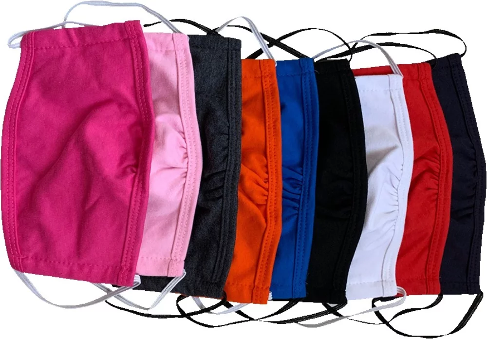 Canadian Made Pr. Organic Cotton Youth Face Masks, elastic loops