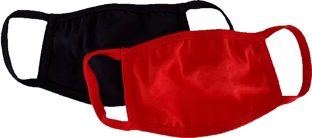 Canadian Made Pr. Organic Cotton Youth Face Masks, matching loops