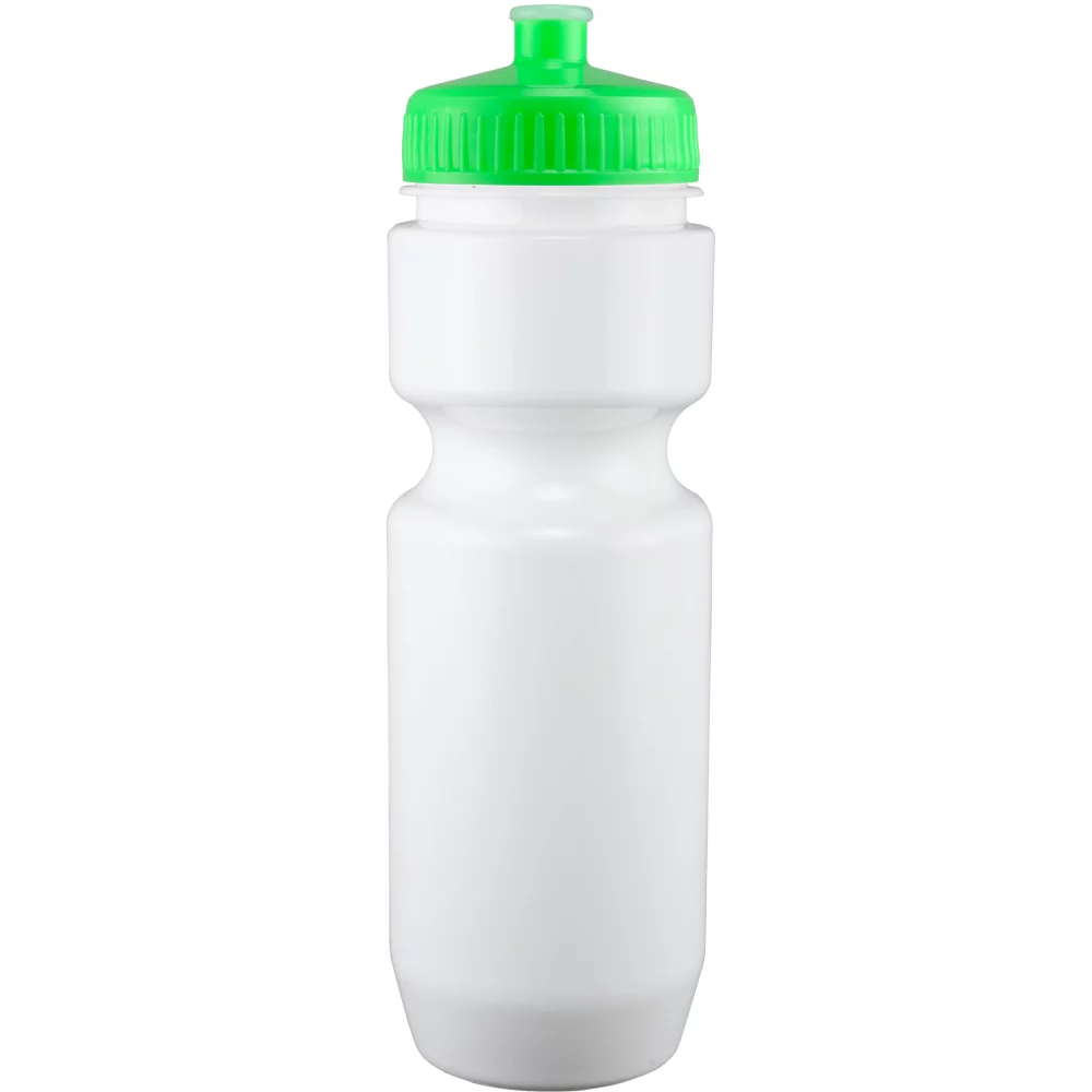 Bouteille de vélo de 22 oz avec couvercle à pousser-tirer - Couleurs unies
