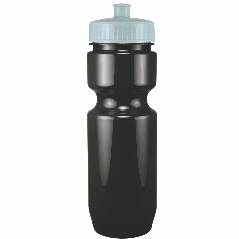 22 Oz. Bike Bottle w/ Push Pull Lid - Solid Colors