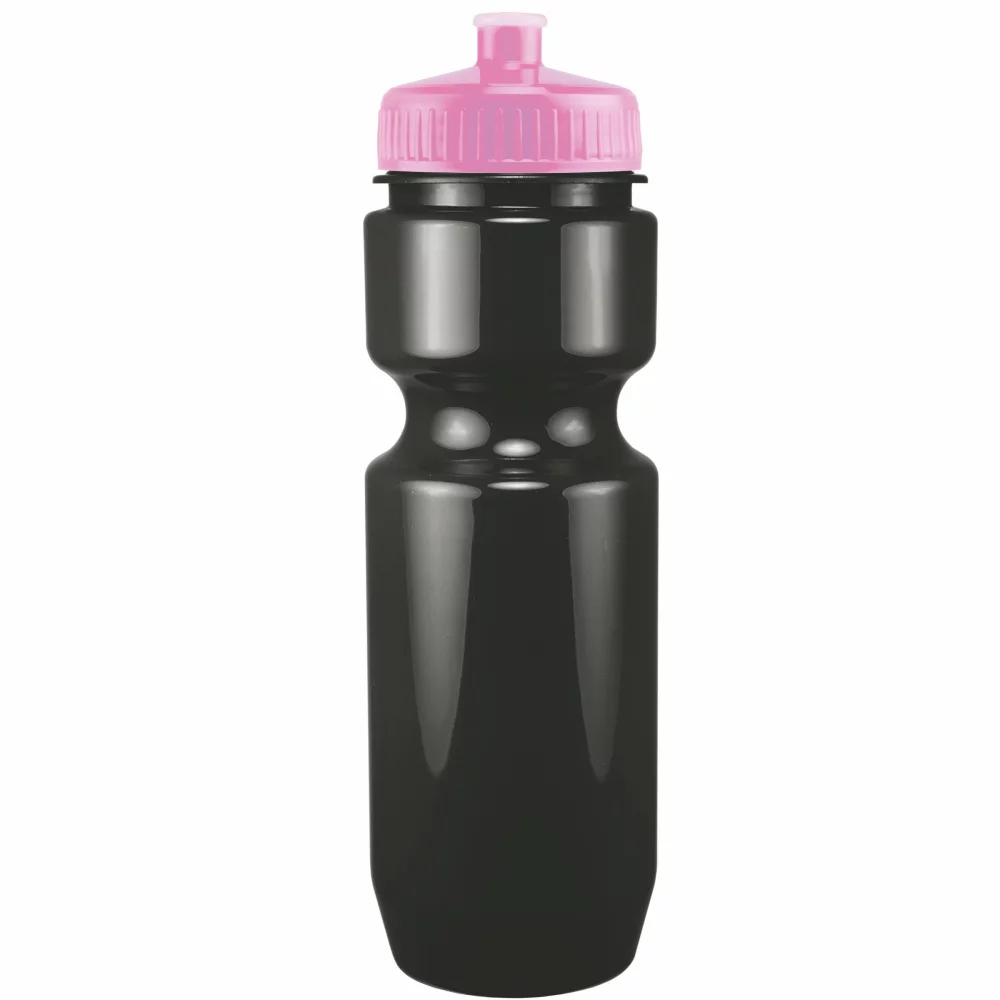 22 Oz. Bike Bottle w/ Push Pull Lid - Solid Colors