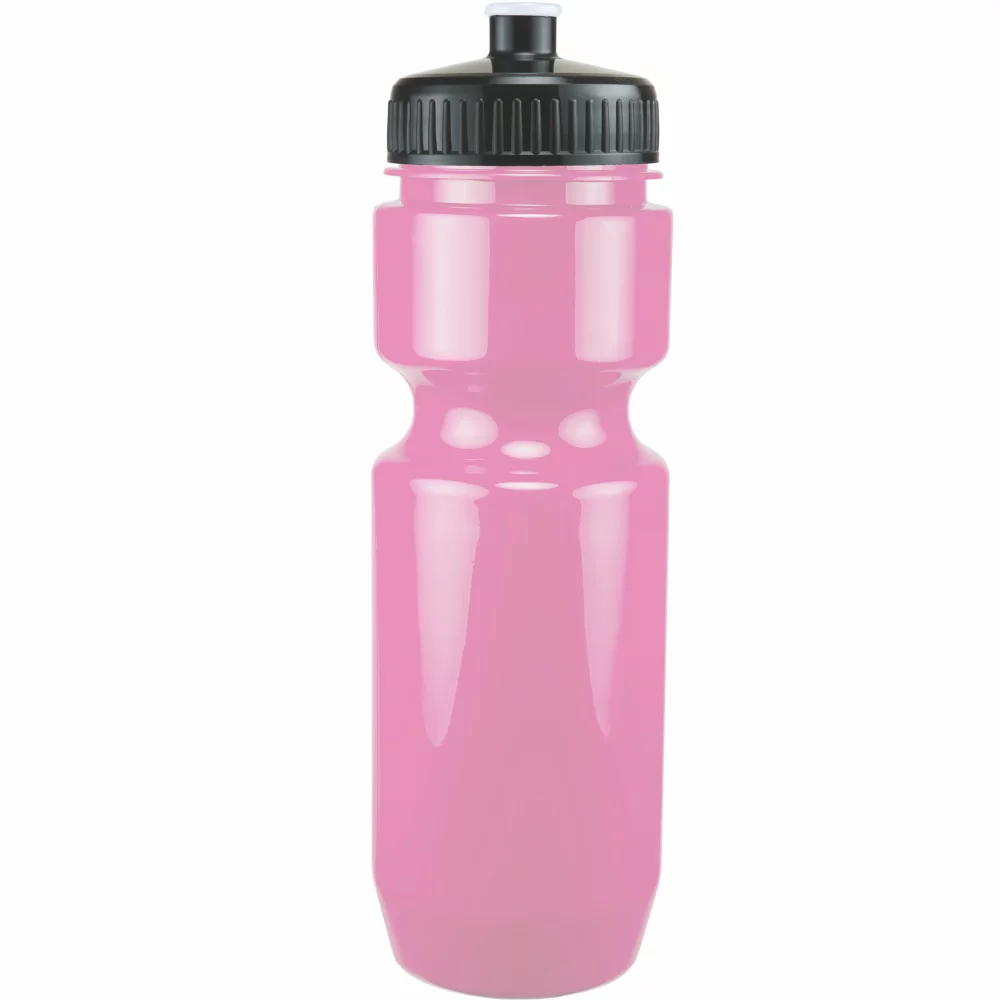 Bouteille de vélo de 22 oz avec couvercle à pousser-tirer - Couleurs unies
