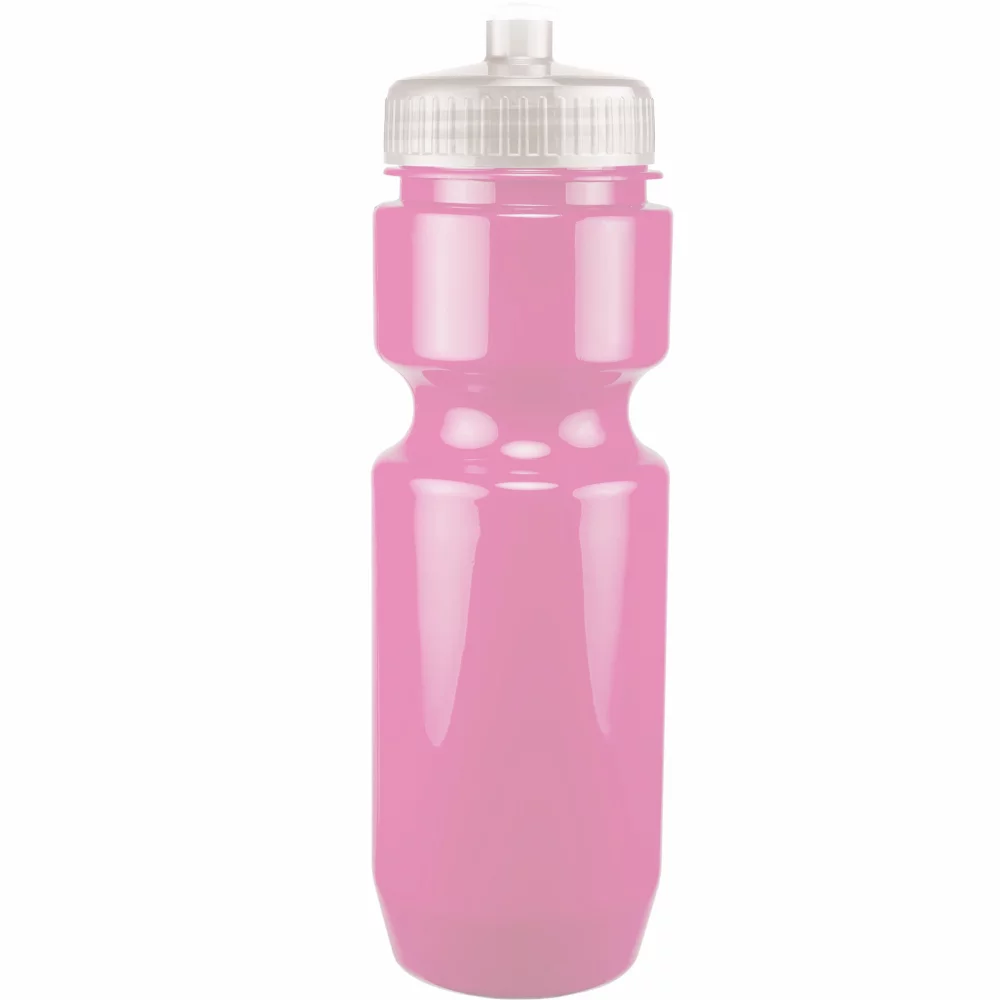 22 Oz. Bike Bottle w/ Push Pull Lid - Solid Colors