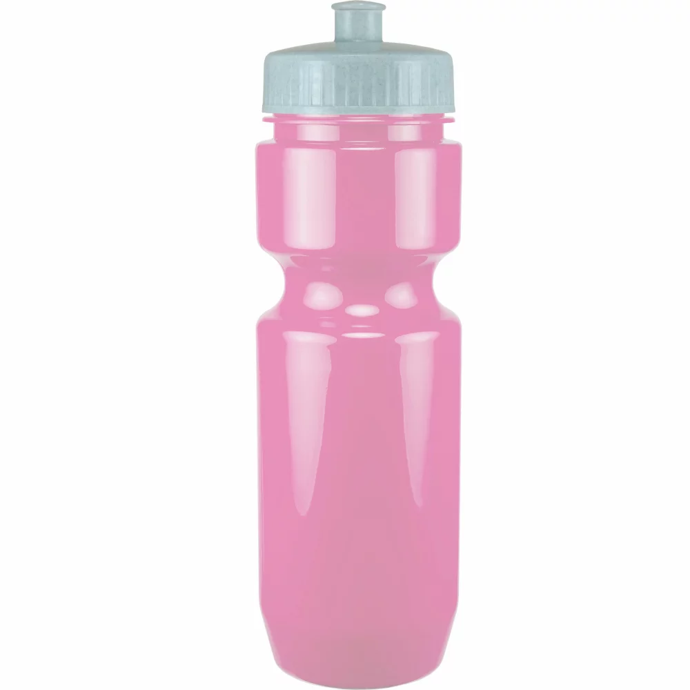 22 Oz. Bike Bottle w/ Push Pull Lid - Solid Colors