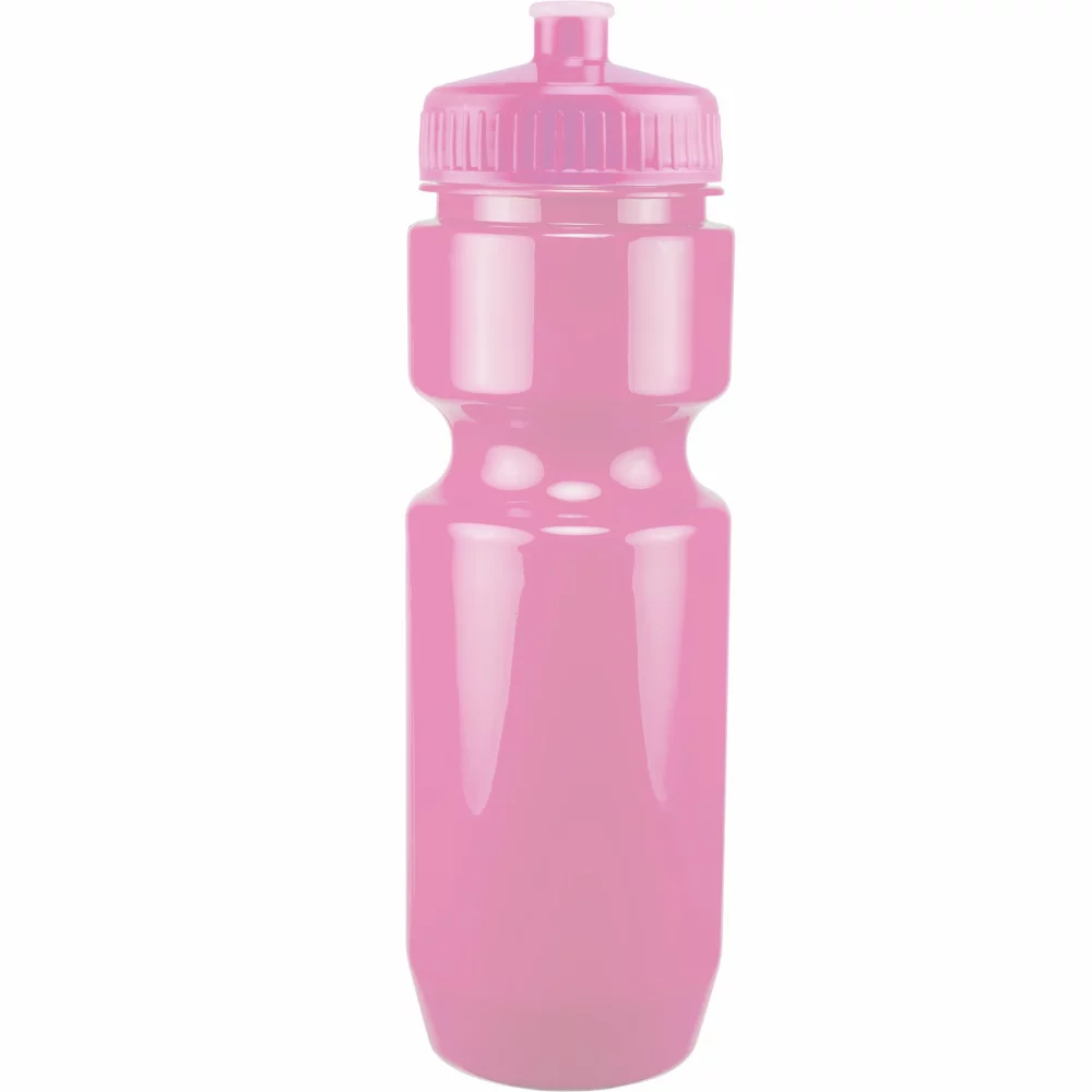 22 Oz. Bike Bottle w/ Push Pull Lid - Solid Colors