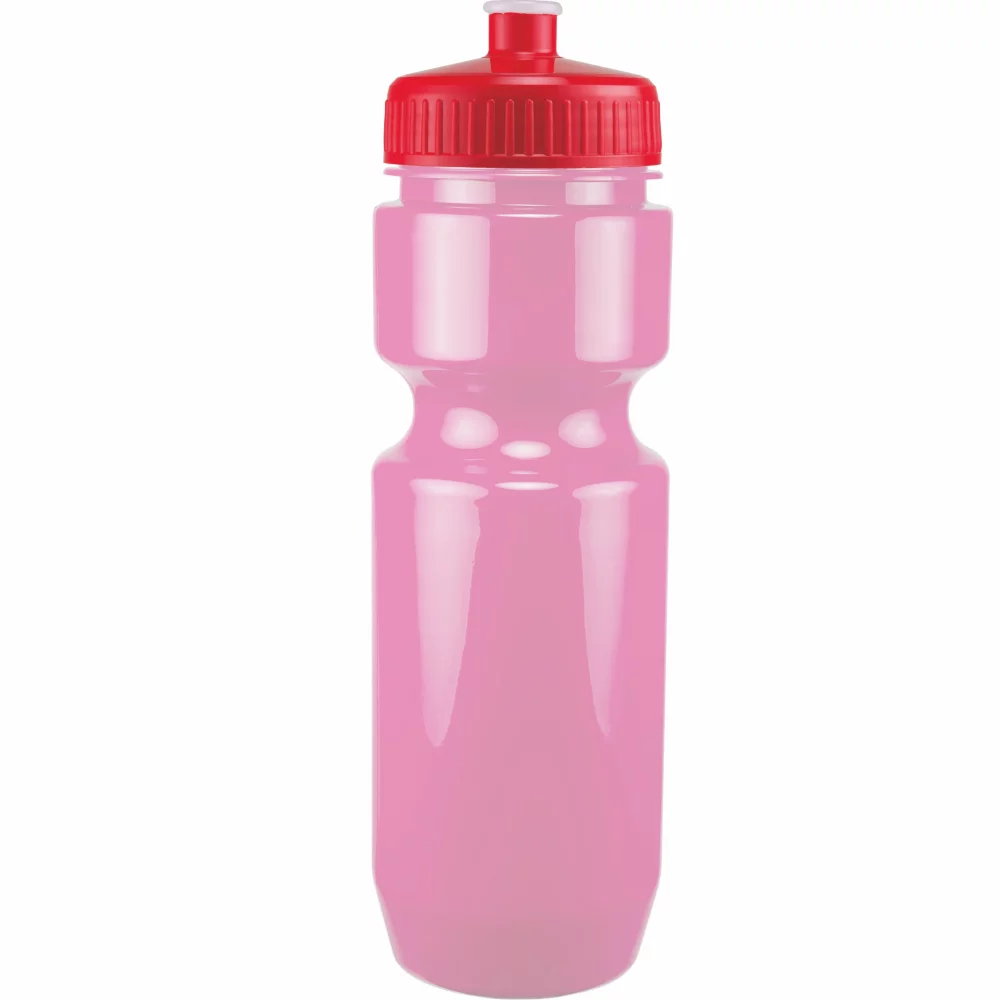 22 Oz. Bike Bottle w/ Push Pull Lid - Solid Colors