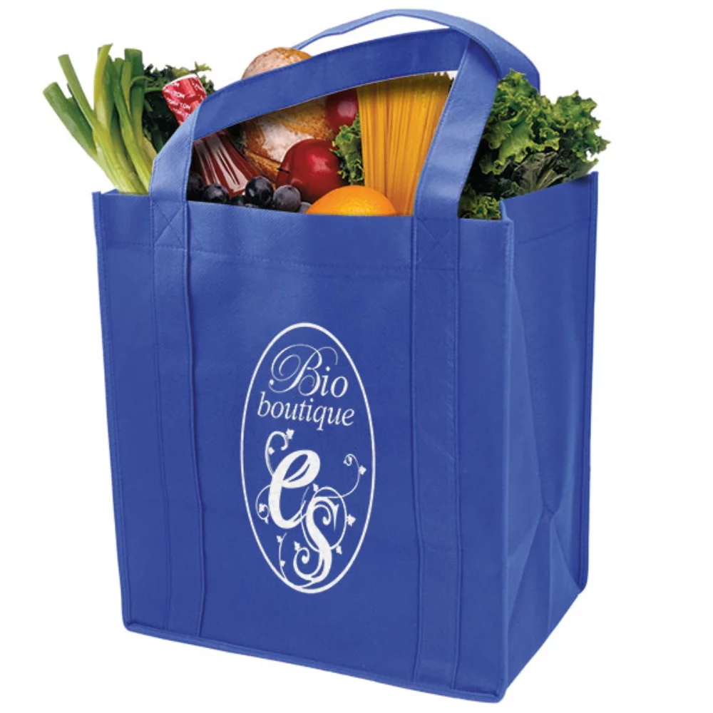 Grocery Tote Bag W/Reinforced Base