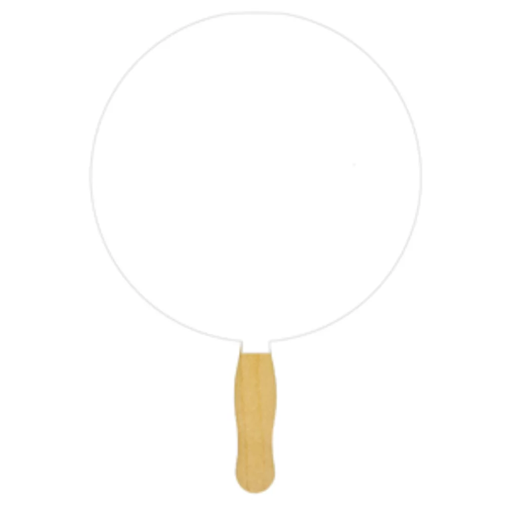 Round Sandwiched Hand Fan (2 Side/ Four Color Process imprint)