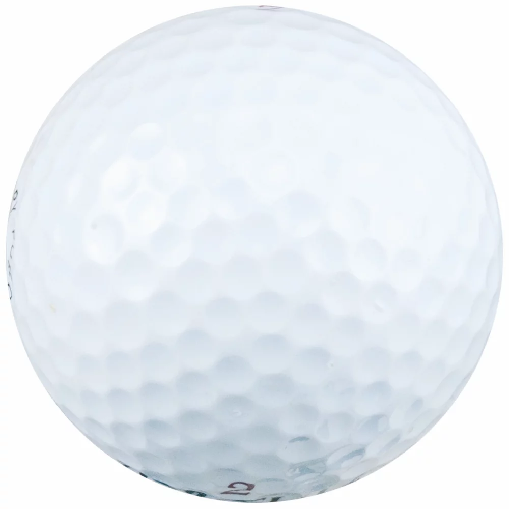 Tube cadeau de golf à deux balles avec impression bombée