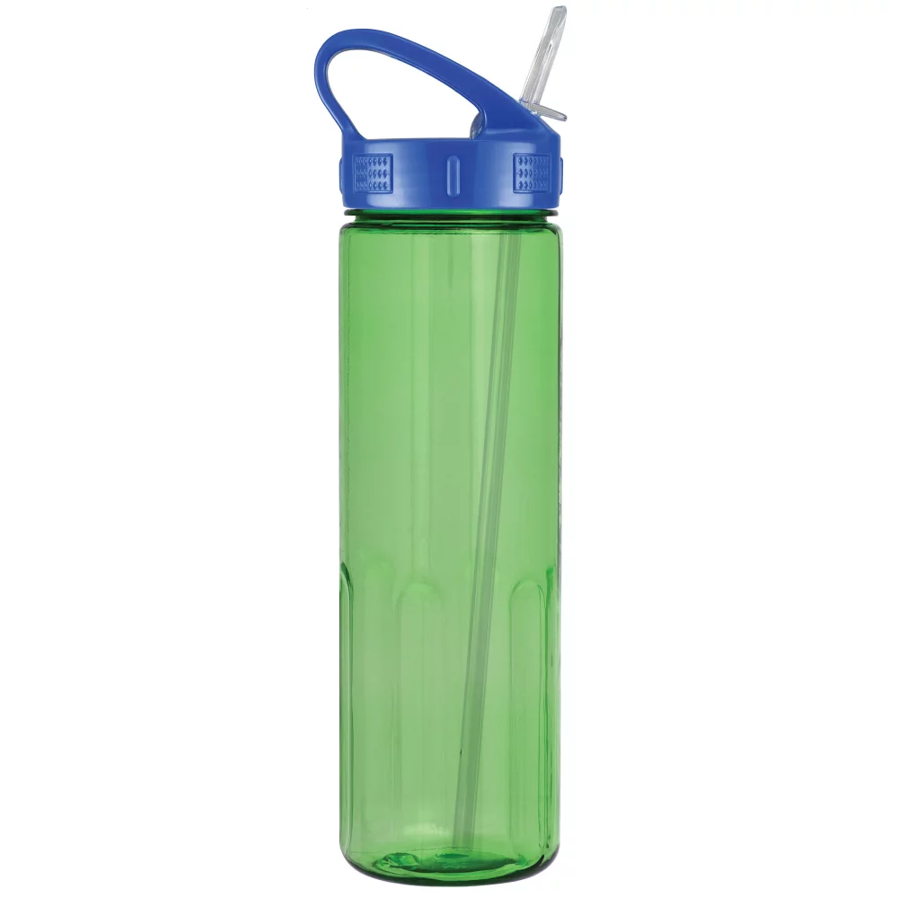 Bouteille Prestige de 24 oz avec couvercle sport et paille