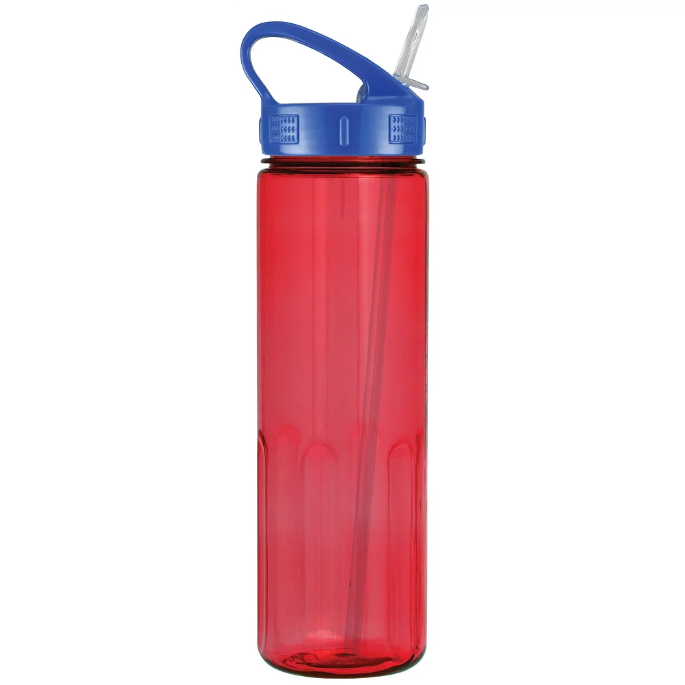 Bouteille Prestige de 24 oz avec couvercle sport et paille